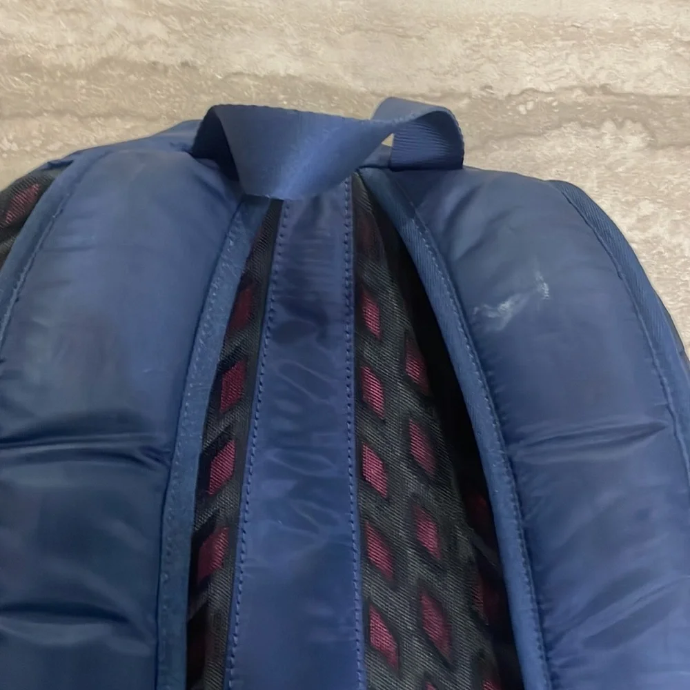 NIKE Auralux Backpack‎ Laptop Pocket Navy Blue with pink